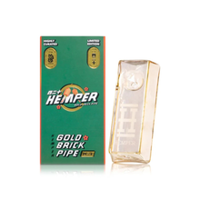 Afbeelding in Gallery-weergave laden, HEMPER Gold Brick Handpijp