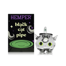 Afbeelding in Gallery-weergave laden, HEMPER Black Cat Handpijp