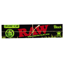 Afbeelding in Gallery-weergave laden, RAW Black Organic Hemp Kingsize Slim