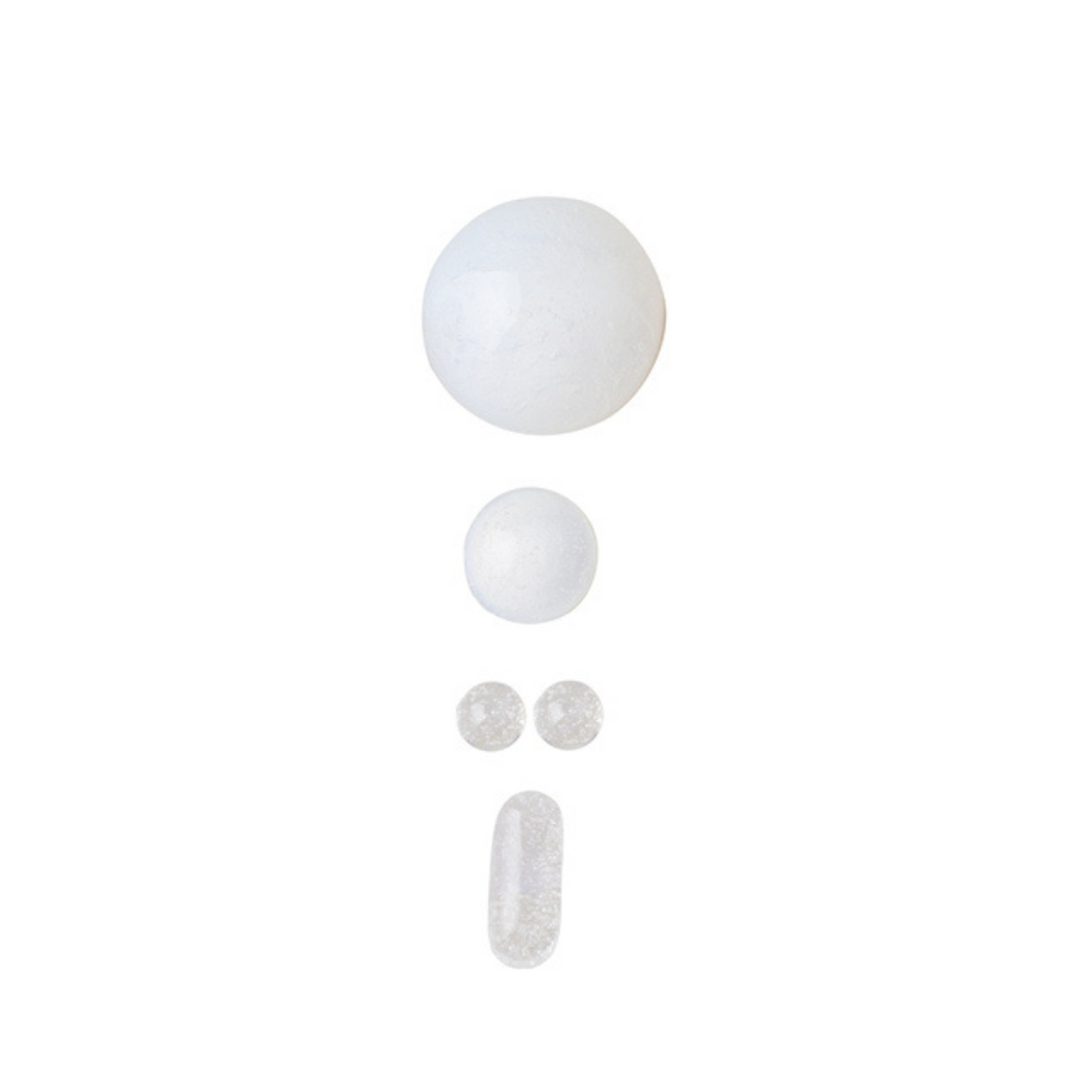 Crystal White Marble Set