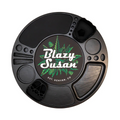 Blazy Susan Spinning Rolling Tray Black