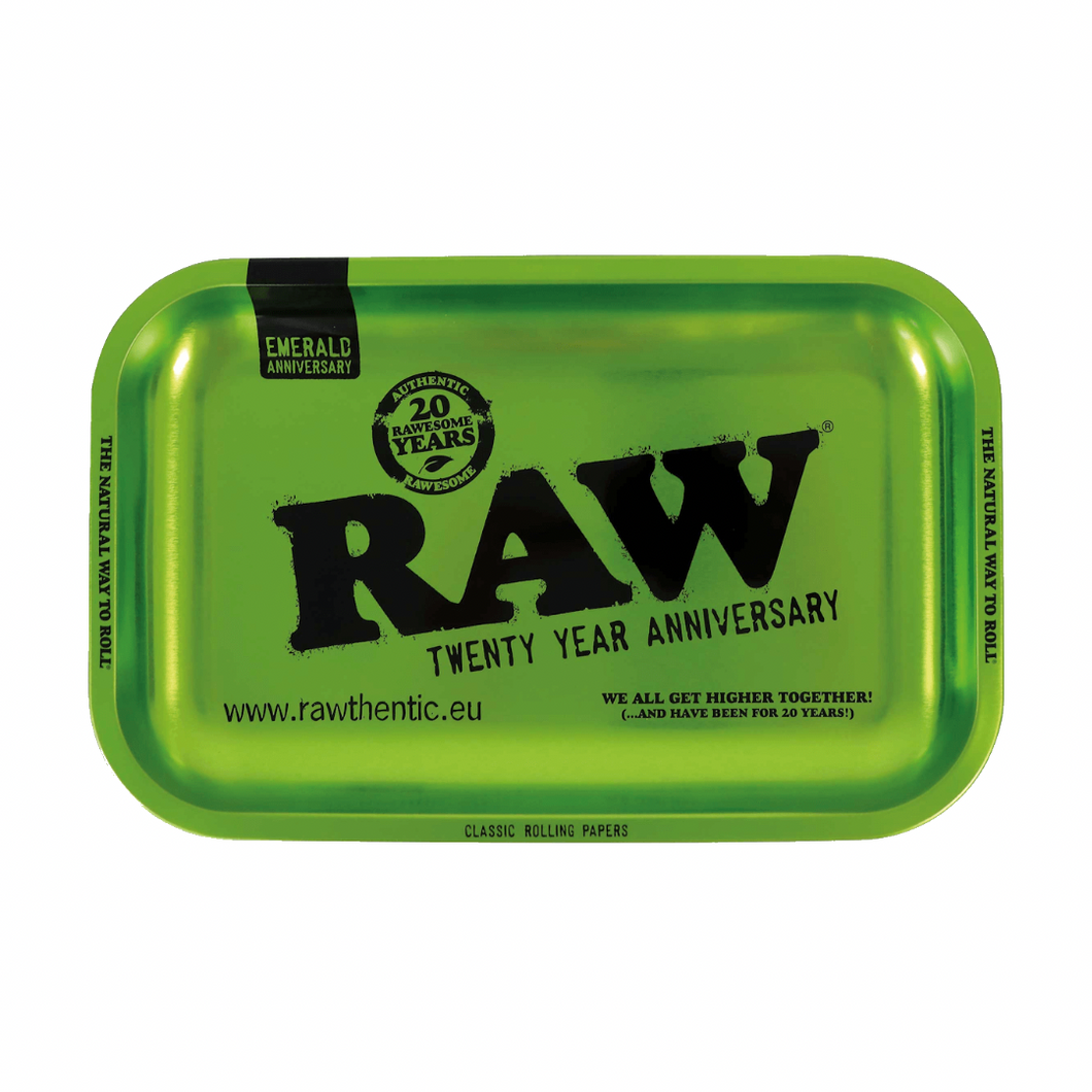RAW Emerald Green Rolling Tray