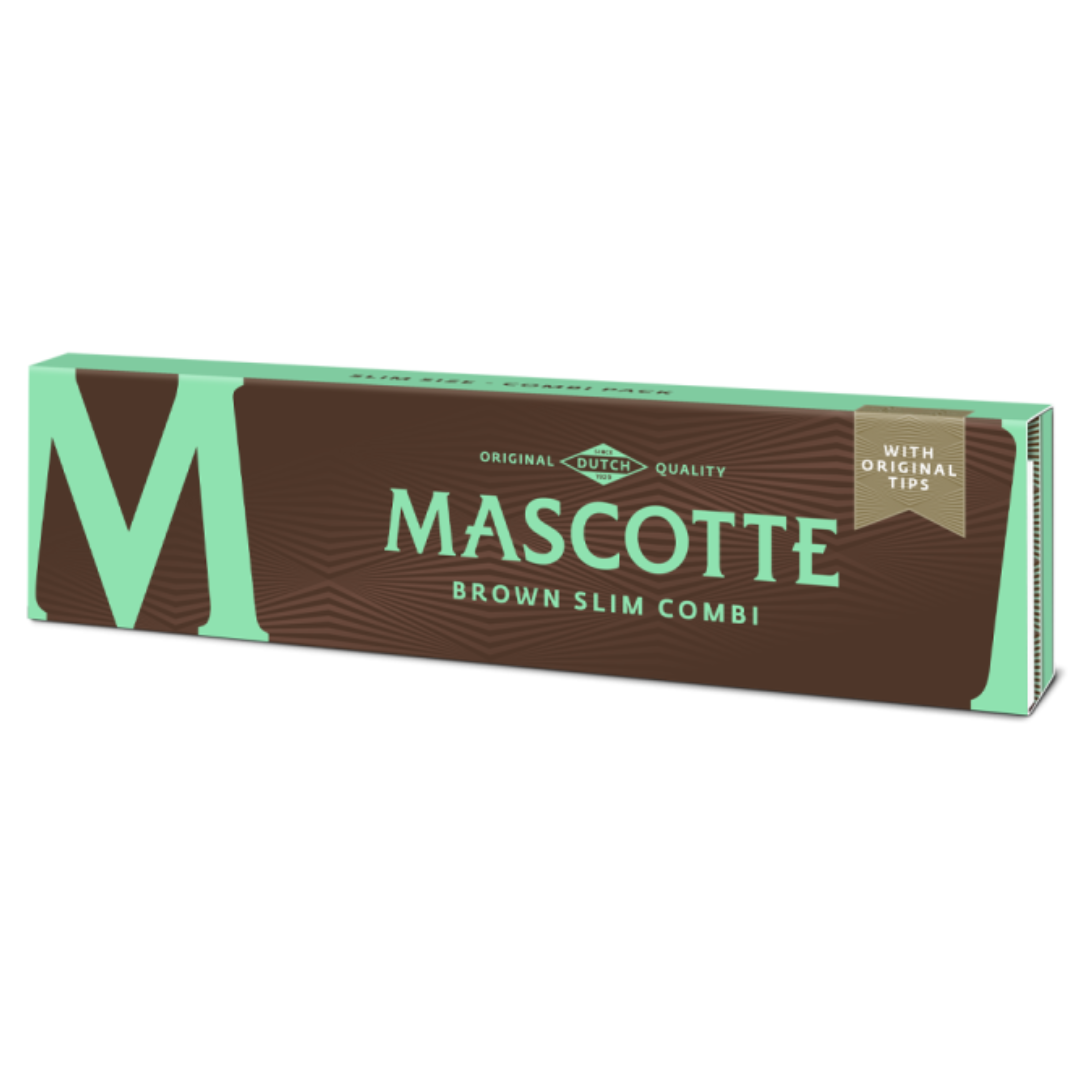 Mascotte Brown Combi (Slim Size with magnet + Original white tips)