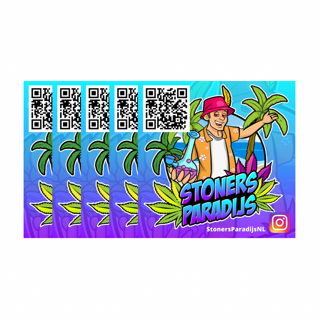 Stonersparadijs Sticker Pack