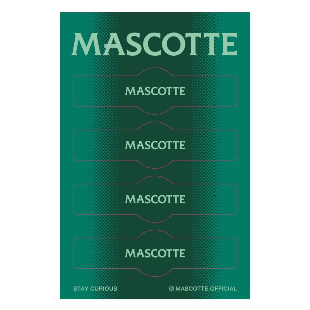 Mascotte Donut Stickervel