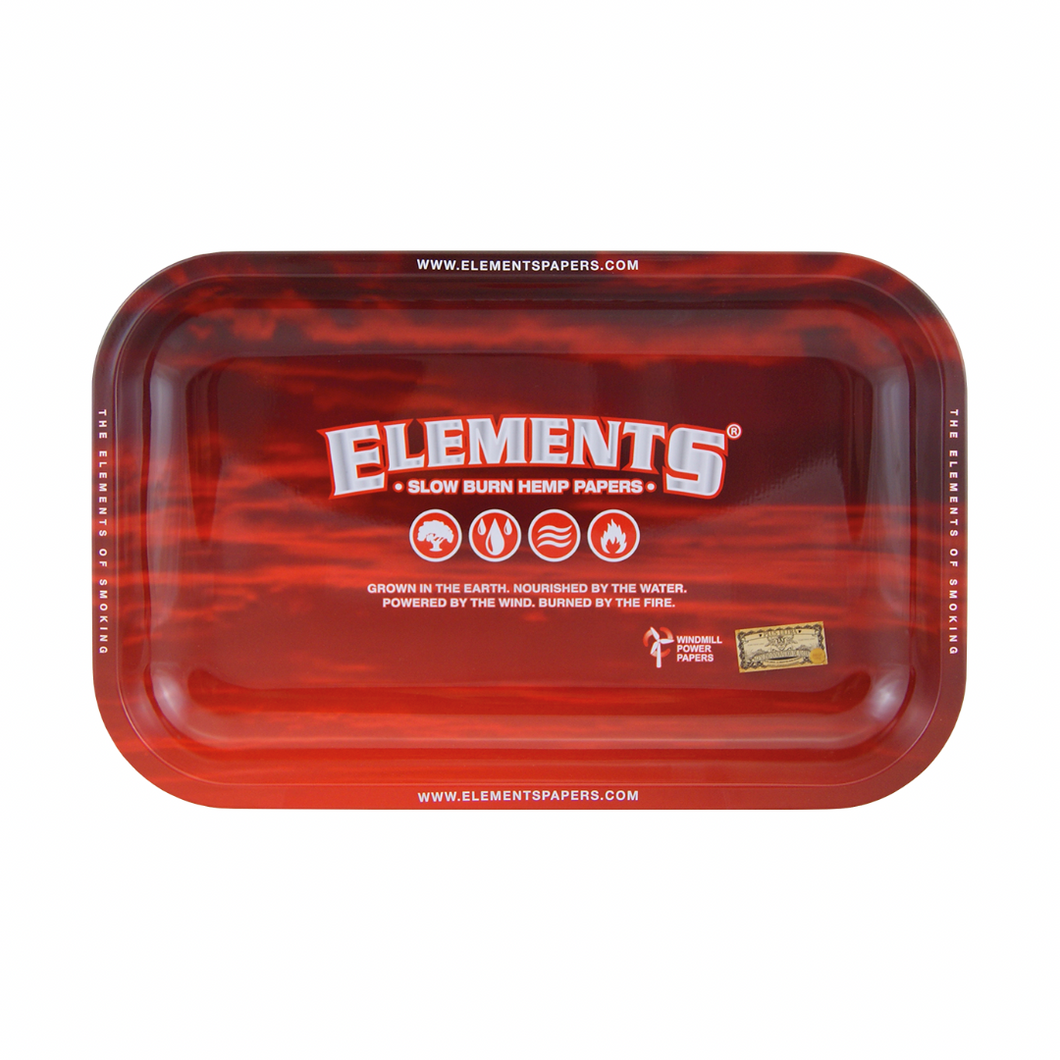 Elements Red Rolling Tray