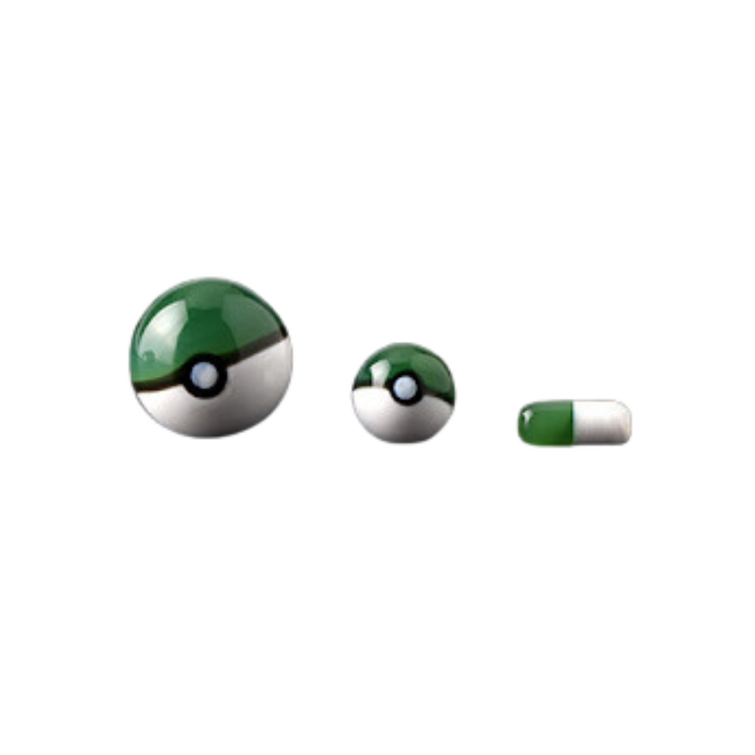 Green Pokeball Pearl Set (for Slurper)