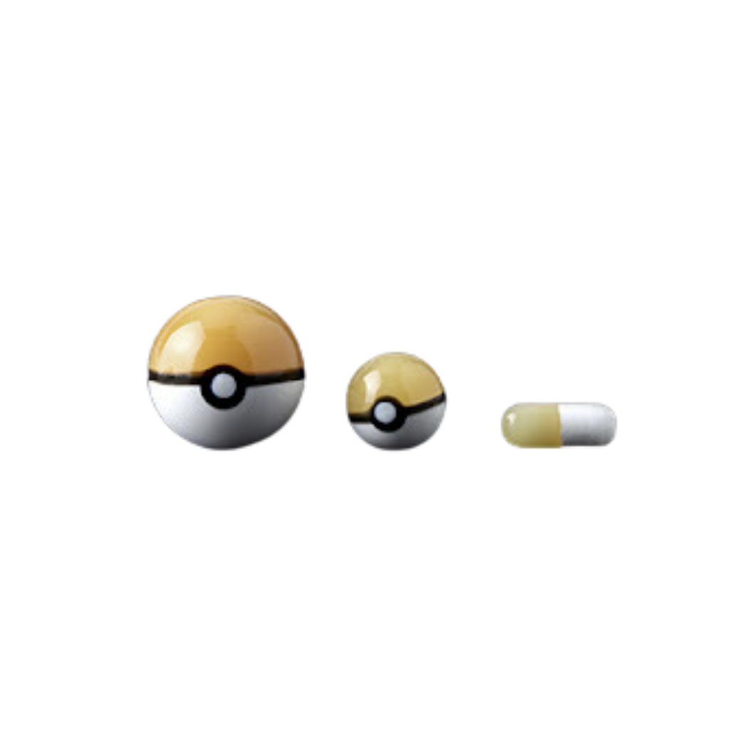 Yellow Pokeball Pearl Set (for Slurper)