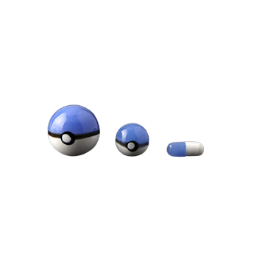 Blue Pokeball Pearl Set (for Slurper)
