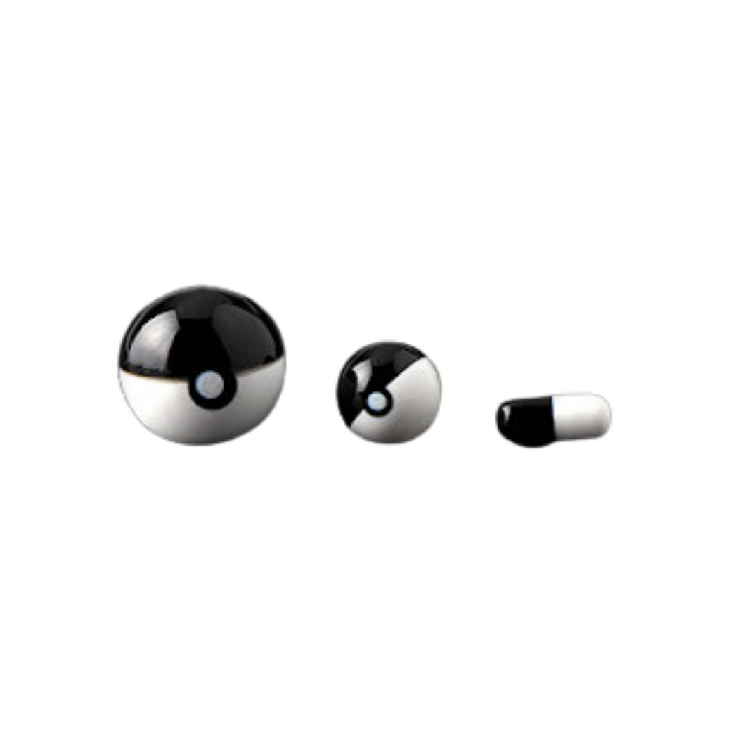 Black Pokeball Pearl Set (for Slurper)