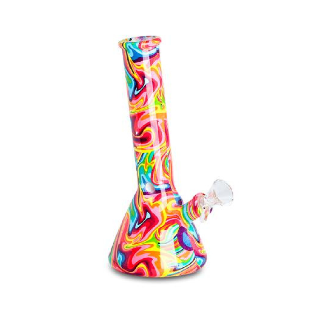 Funky Colored Glass Bong