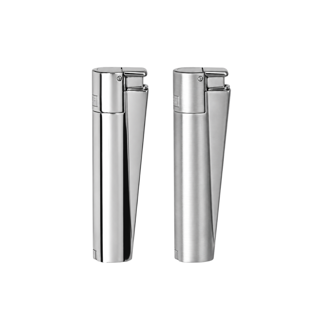 Zilver Metalen Clipper Aansteker