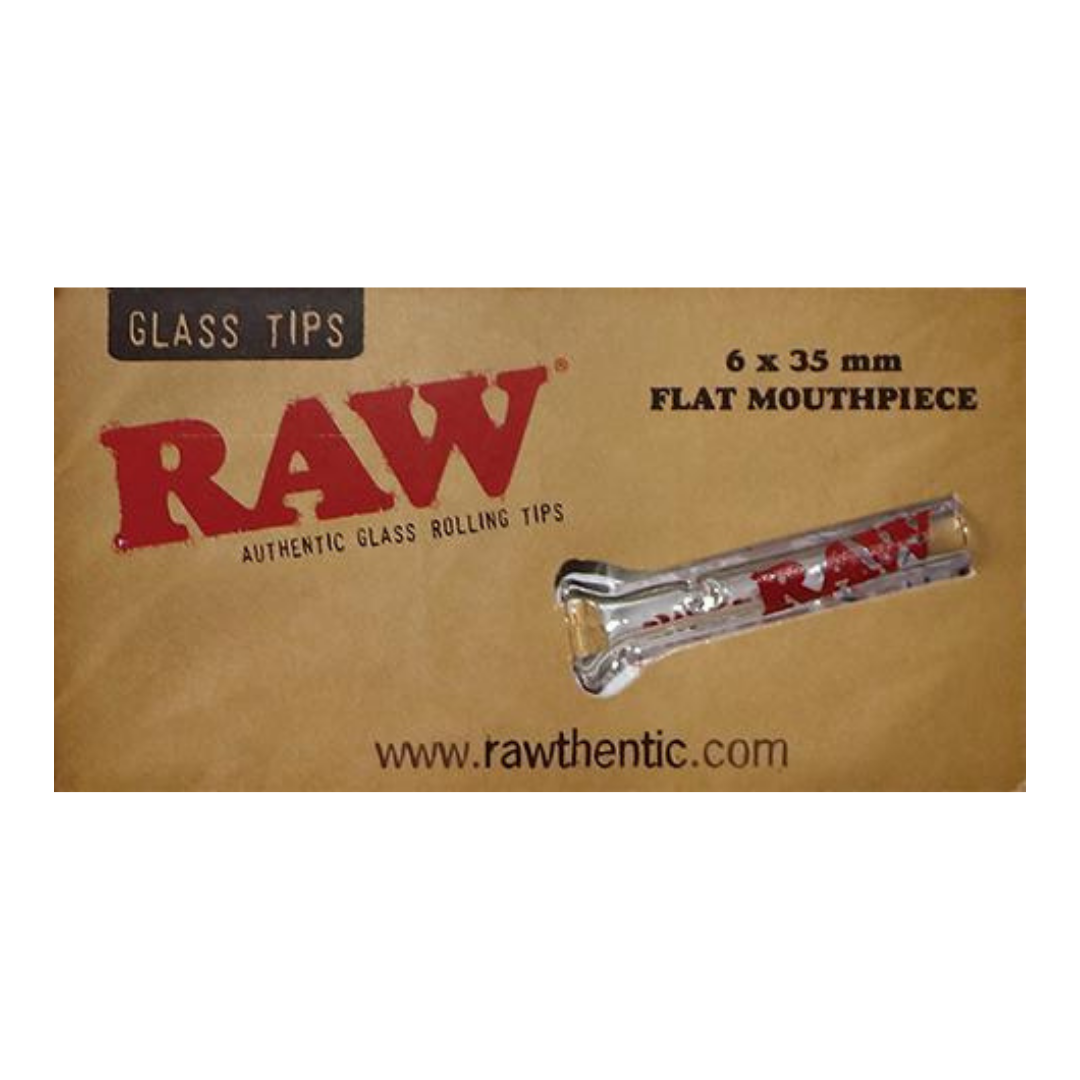 RAW Glass Tip Flat/Round