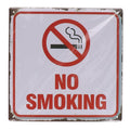 Metalen bord No Smoking