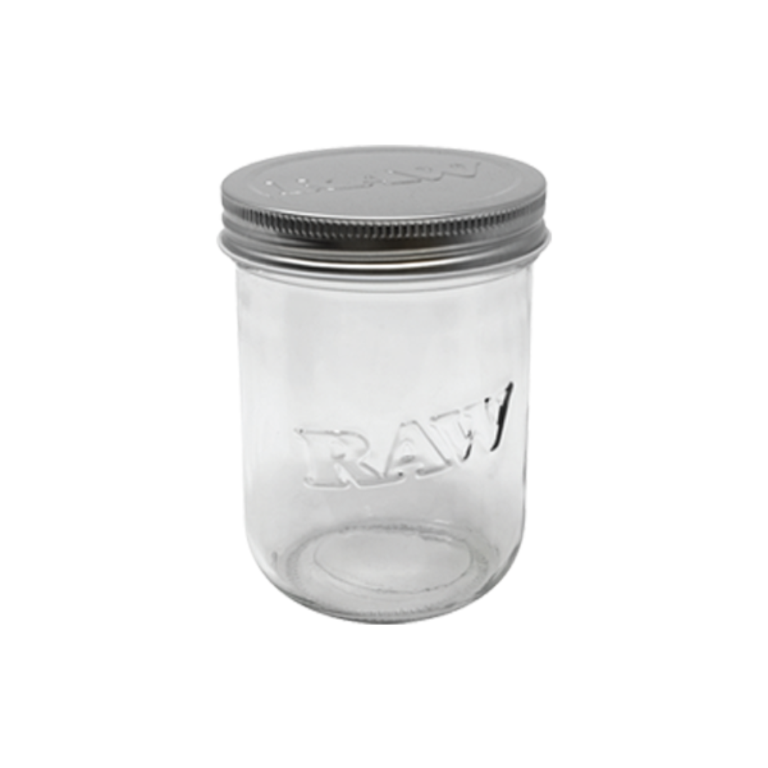 RAW Glass Mason Jar 16oz (475ml)