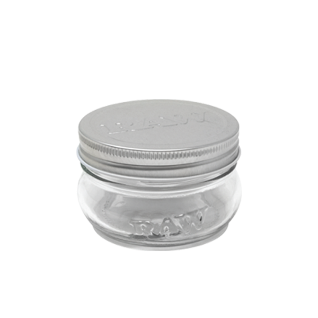 RAW Glass Mason Jar 6oz (175ml)