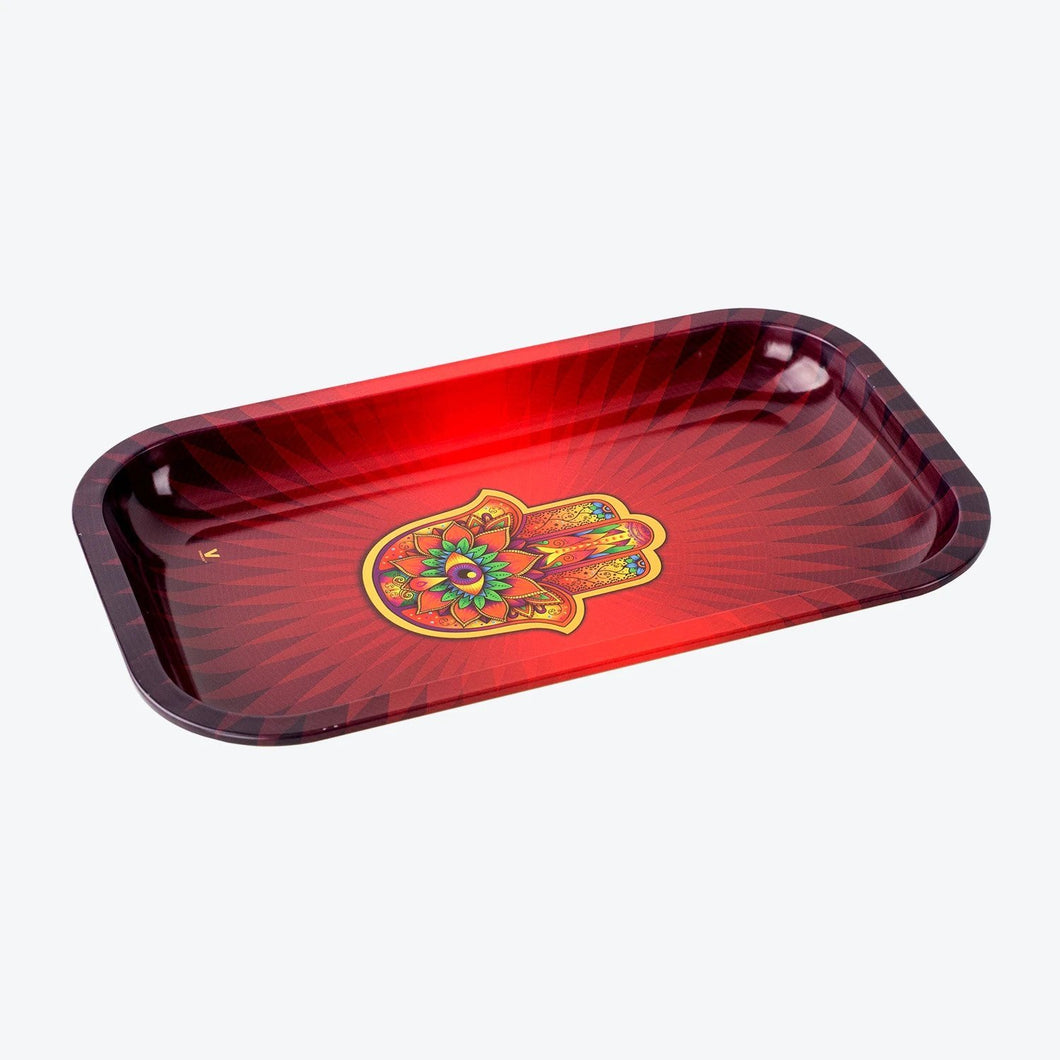 Hamsa Red Rolling Tray