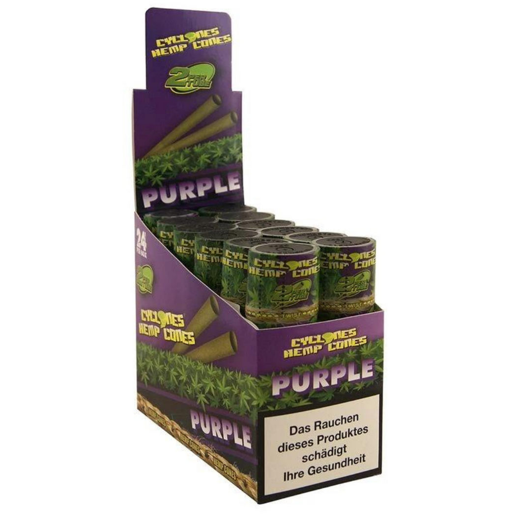 Purple Blunt Cones 2pack