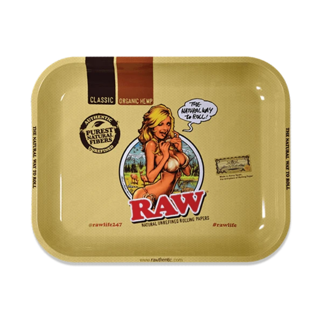 RAW Rolling Tray Girl