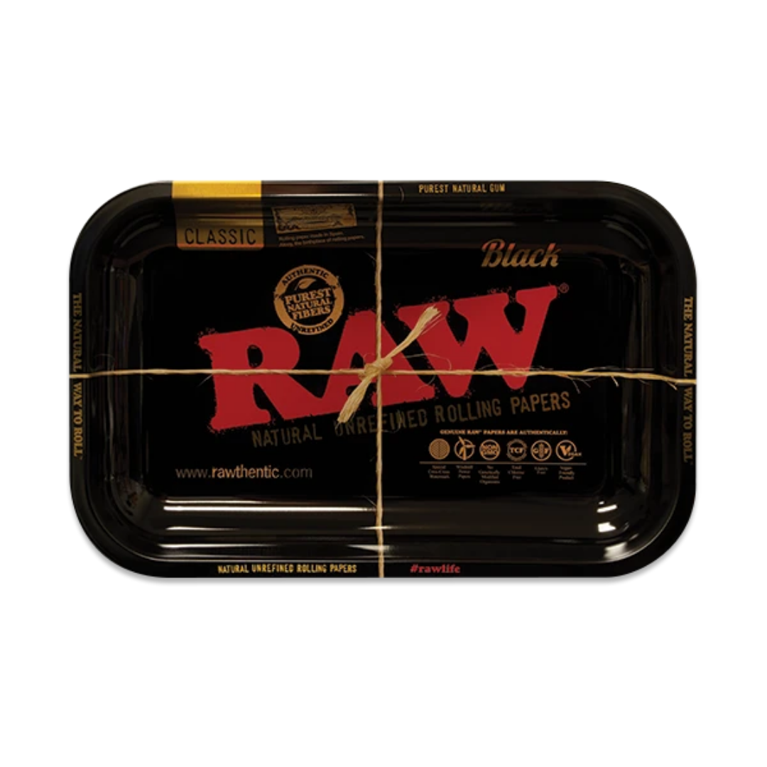 RAW Classic Black Rolling Tray