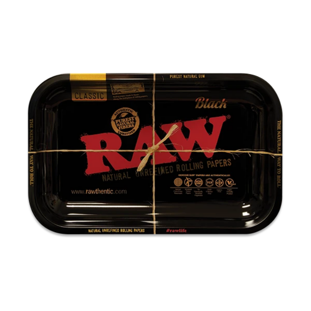 RAW Classic Black Rolling Tray